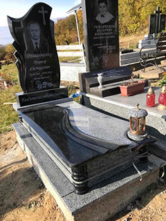 Пам'ятник з граніту одинарний львів Пам'ятник гранітний одинарний виготовлення у львові