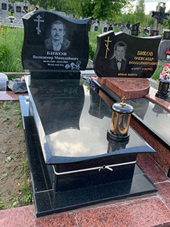Пам'ятник з граніту одинарний львів Пам'ятник гранітний одинарний виготовлення у львові