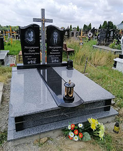 Пам'ятник з граніту подвійний львів Пам'ятник гранітний подвійний виготовлення у львові