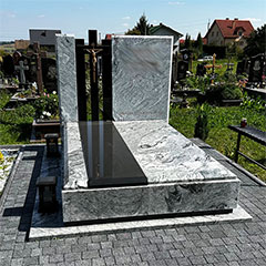 Європейський пам'ятник з граніту подвійний львів