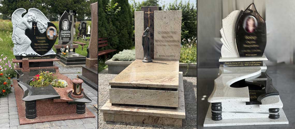 Памятники из гранита одинарные