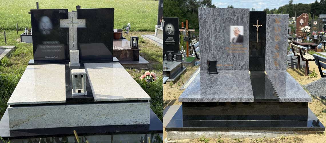 Памятники из гранита двойные